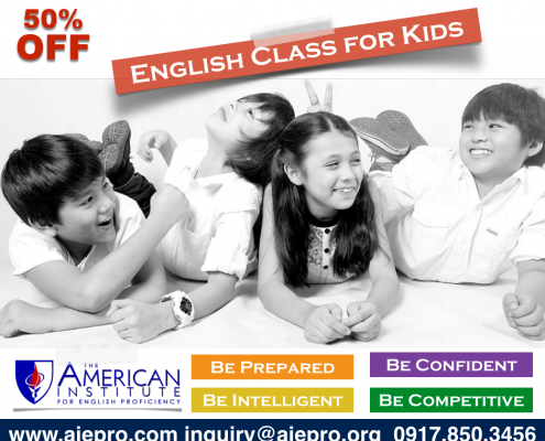 American Institute for English Profiency, Makati and Quezon City, Philippines