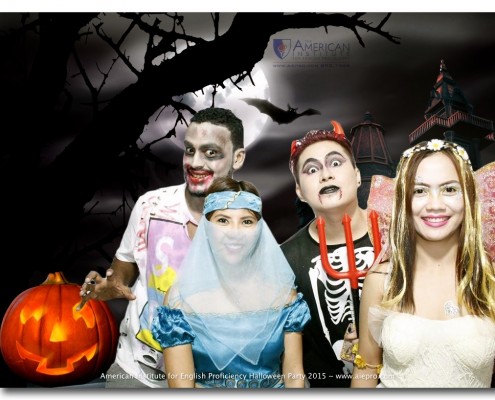 On October 30, 2015, the American Institute for English Proficiency held its 9th Annual Halloween Party at the Beacon Tower in Makati. Join the most exciting English school in the Philippines: www.aiepro.com TO SEE THE REST OF THE PHOTOS: http://aiepro.com/aiepro-gallery-photos-and-videos/